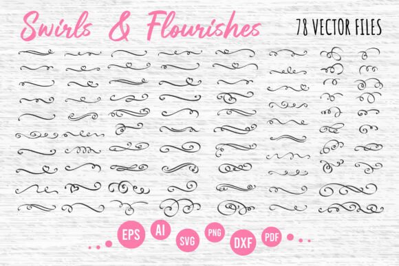 Download Swirls and Flourishes Clipart - Art Collection