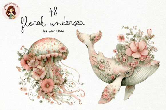 Download Watercolor Floral Undersea PNG Clipart - Art Collection
