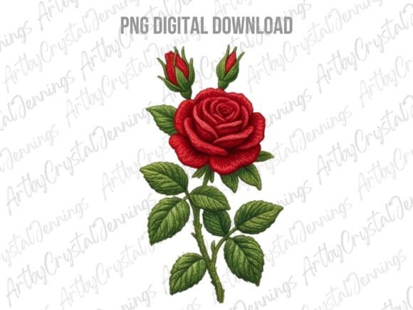 Download Red Rose Botanical PNG Clipart - Art Collection