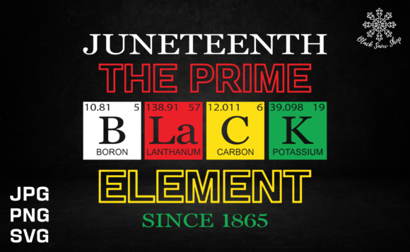 Download Juneteenth Black the Prime Element SVG - Premium Resources
